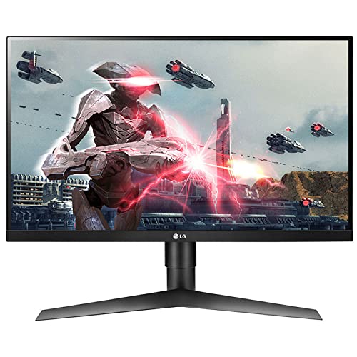 (Renewed) LG Ultragear 69 cm (27 inch) IPS FHD, G-Sync Compatible, HDR 10, Gaming Monitor, Display Port, HDMI x 2, Height Adjust & Pivot Stand, 144Hz, 1ms, Made in India- 27GL650F (Black),Small