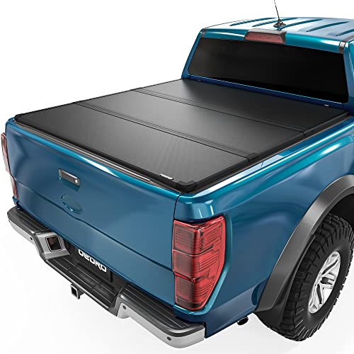 oEdRo Hard Tri-fold Truck Bed Tonneau Cover Compatible with 1999-2022 Ford F250 F350 F-250 F-350 Superduty, Styleside 6.8 ft Bed