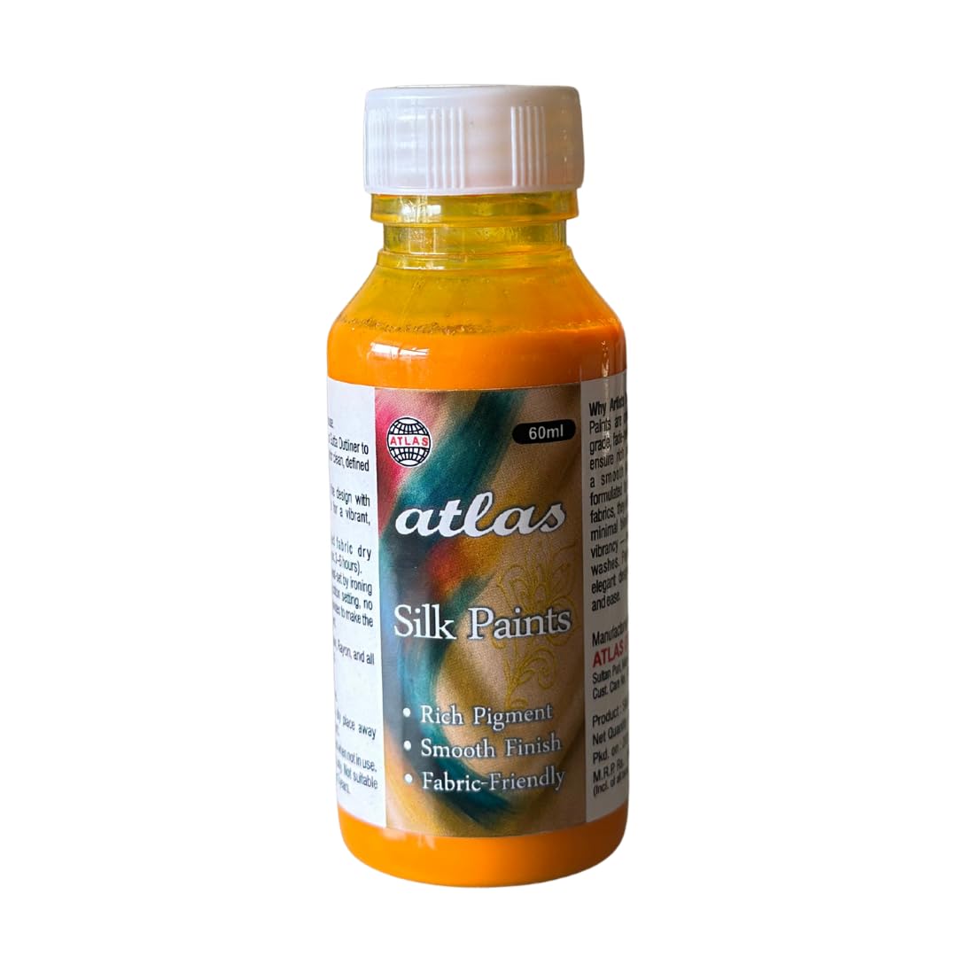 Silk Paint Golden Yellow, 60 ml | 100% Permanent on Fabrics-image-23