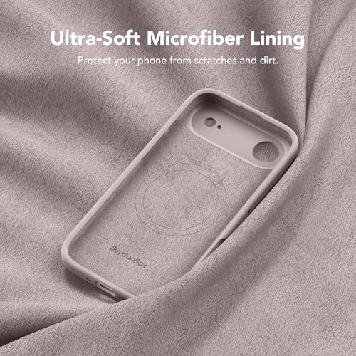 Image of Magnetic for iPhone Air Case, Compatible with MagSafe, [Full Camera Protection][Screen Protector] Silicone Shockproof Protective Phone Case for iPhone 17 Air 6.5 inch, Hazel