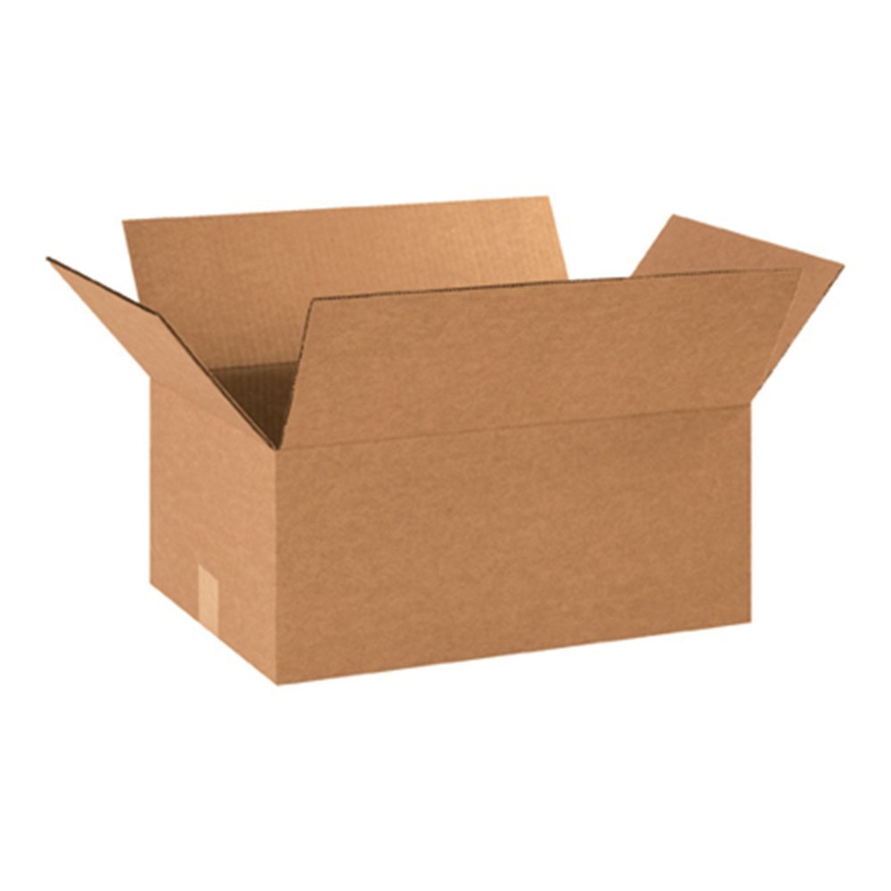 Aviditi 18128 Corrugated Cardboard Box 18" L x 12" W x 8" H, Kraft, For Shipping, Packing and Moving (Pack of 25)