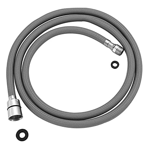 Gnimauhz Kitchen 59-Inch or 150CM Pull Down Sink Faucet Replacement Pull Out Spray Head Hose Nylon material, 1.5 meters Cover