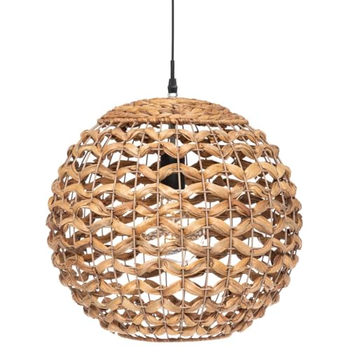 Atmosphera - Lámpara de suspensión «Sand» - fibra natural D38 cm