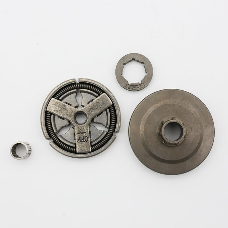 Piezas de jardín Motosierra 325-7T, piñón de Motosierra, Embrague con Tambor for 45CC, 52CC, 58CC, 4500, 5200, 5800, Repuesto de Piezas de Motor de Gasolina Piezas de jardín
