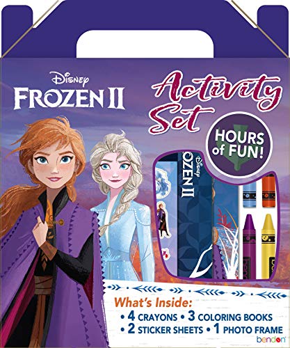 Disney Frozen 2 Anna and Elsa Coloring, Activity, and Sticker Set