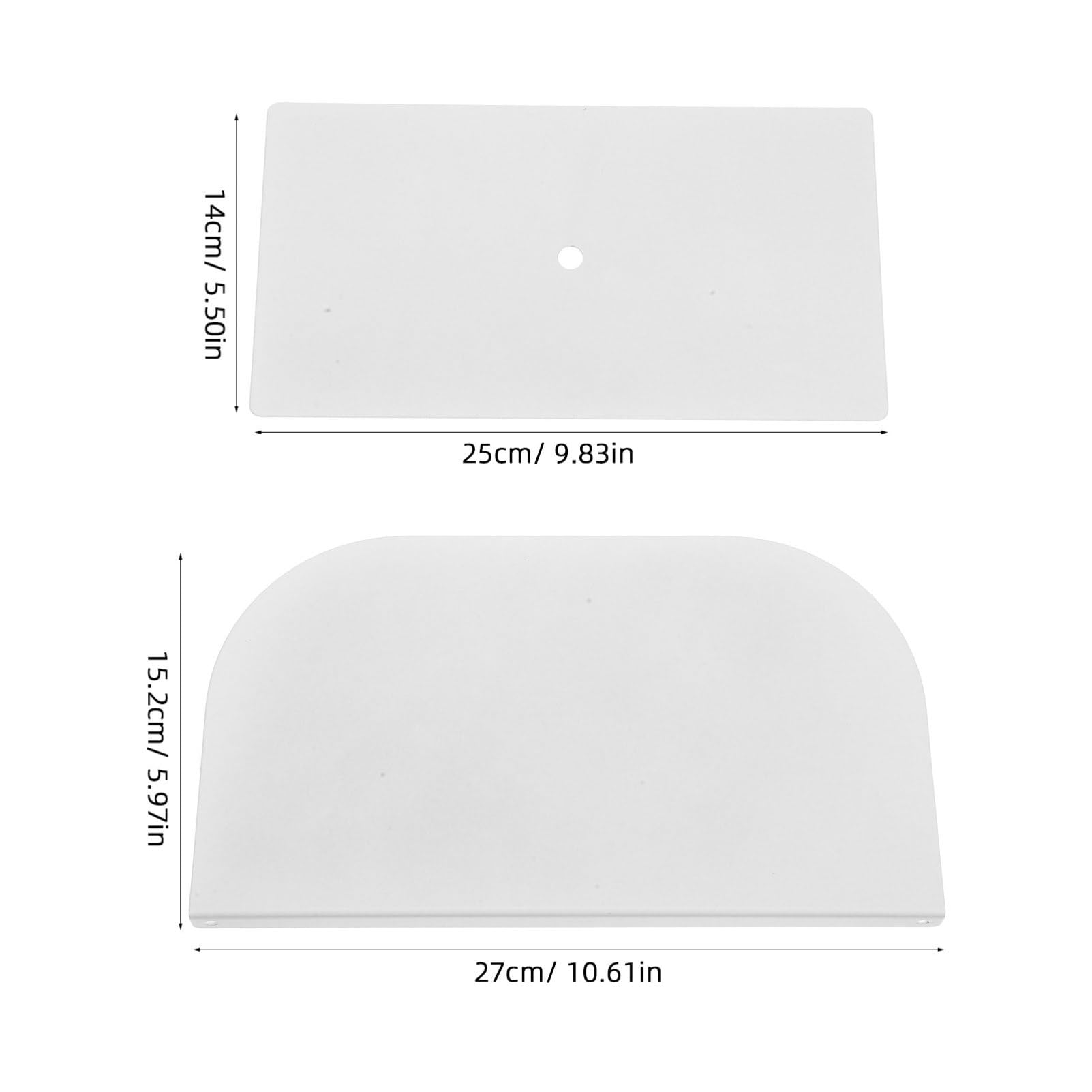 Plaque De Renfort En Acier Pour Support De Moniteur : Pour Dessus De Table Fin En Verre Et Autres Fragiles Plaque De Support En Acier