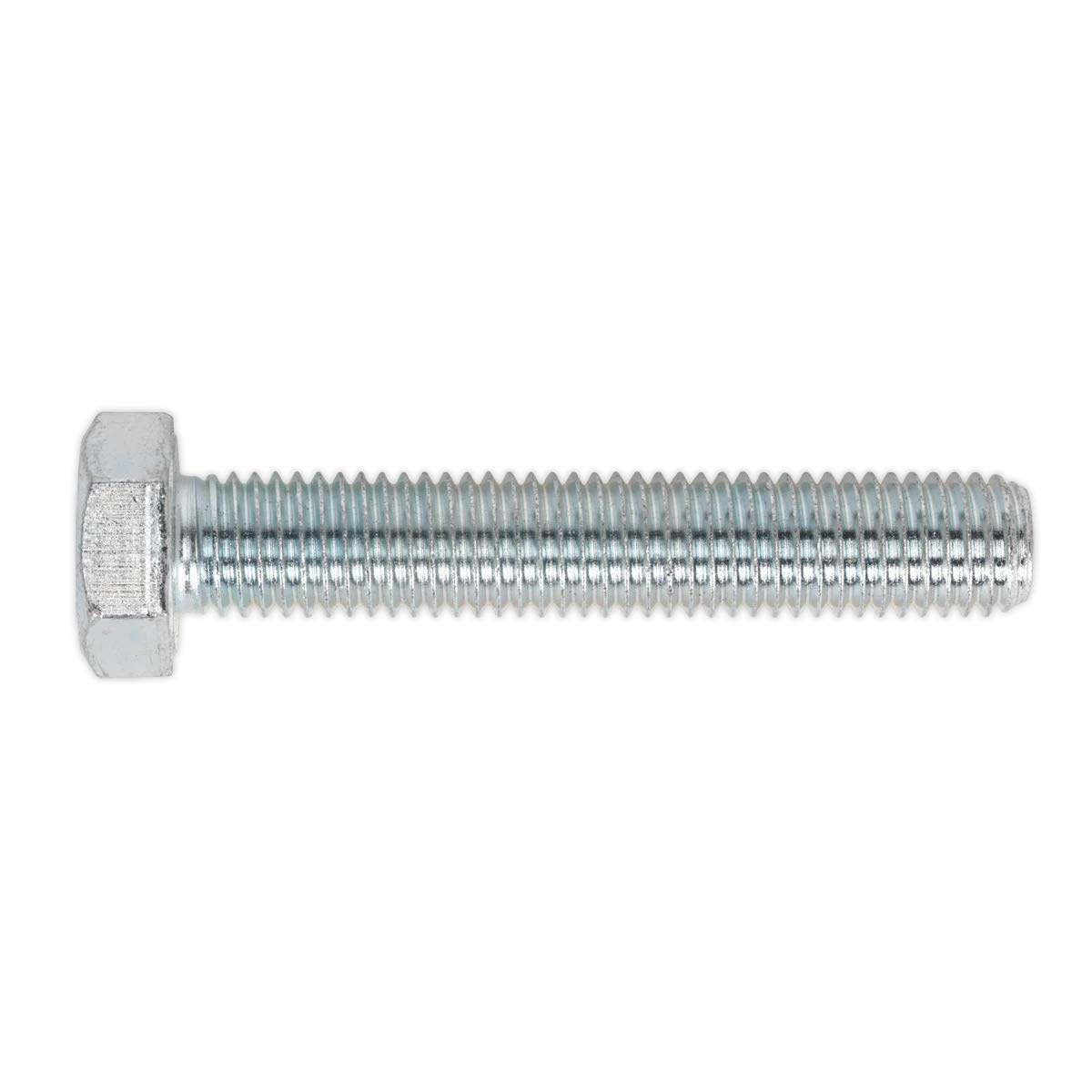 Sealey 8.8 Zinc Plated HT Setscrew M14 x 80mm, DIN 933 - Pack of 10 SS1480