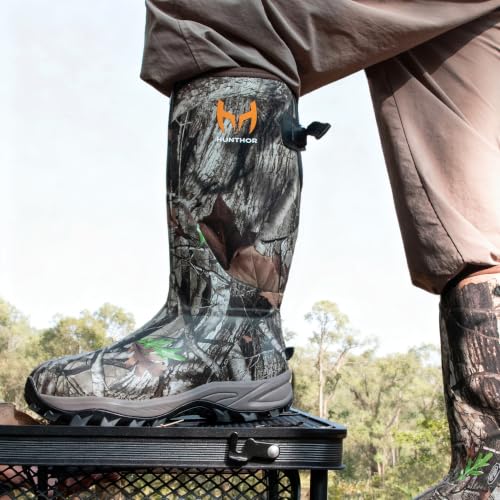 Hunthor Hunting Boots for Men – Waterproof Rubber Boots with Xerogel Insulation angle 9
