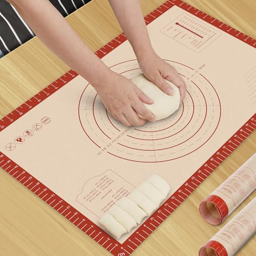 HOTEC Silicone Baking Mat - 26x16 Thickened...