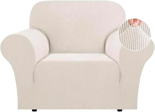 Miniatura 68 de Funda elástica para sofá Flamingo P de alto estiramiento, funda antideslizante para sofá de 3 cojines, protector lavable para muebles con mascotas