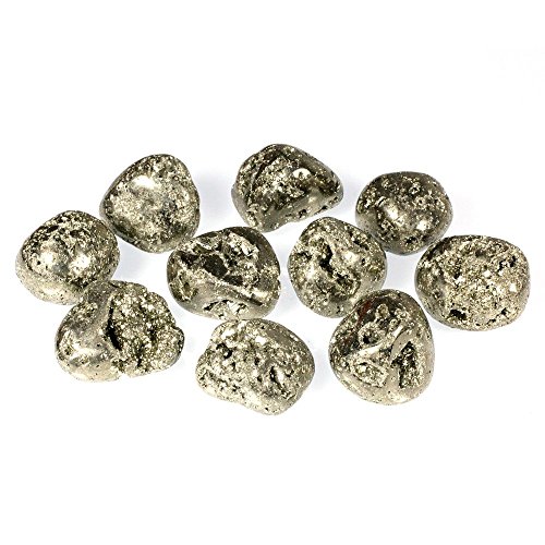 CrystalAge Iron Pyrite Tumble Stone (20-25mm) - Pack of 5
