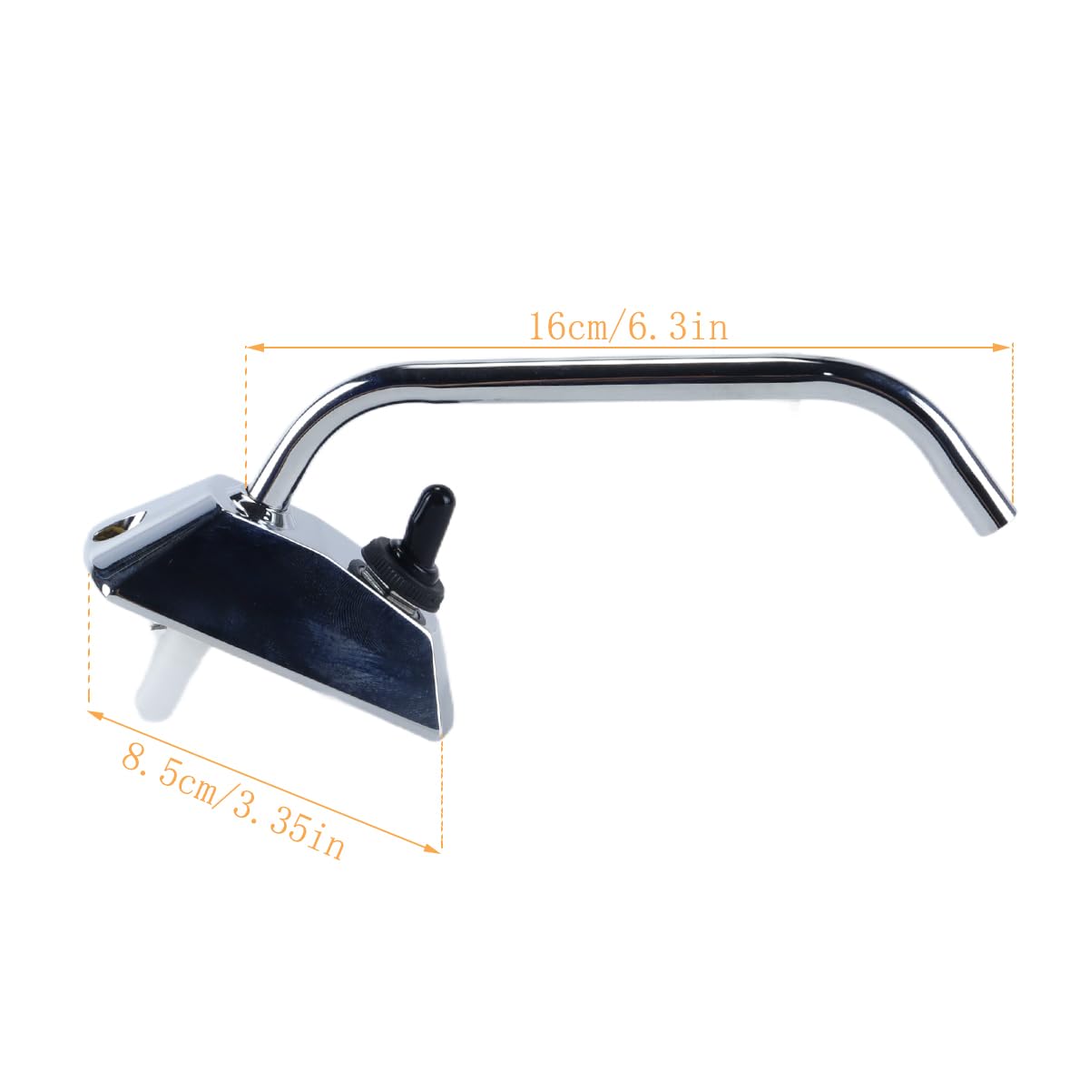 Ausi Rubinetto per pompa dell'acqua elettrica da 12 V, interruttore per rubinetto per pompa dell'acqua ad alta efficienza per roulotte, camper, camper, barca, cucina