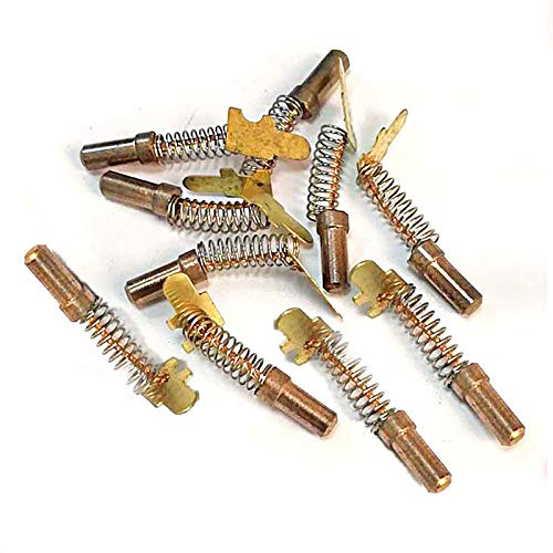 Motor Carbon Brushes POWERTOOL 10Pcs Mini Carbon Brushes Electric Motor Brushes Replacement Part for Generic Electric Replacement (3x4x11mm) - Image 2