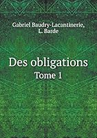 Des obligations Tome 1 5519311358 Book Cover