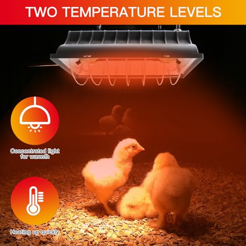 Chicken Coop Heat Lamp 250W Chicken Coop Heater