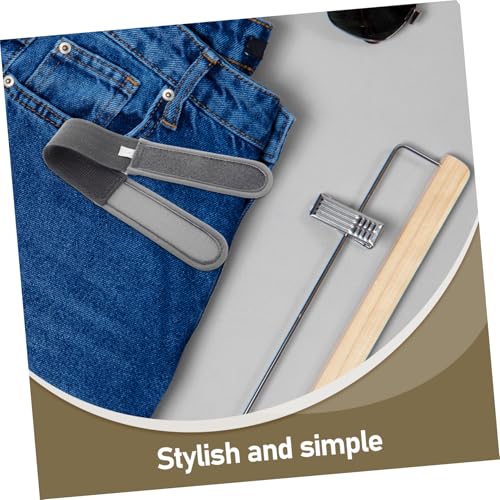 1pair Unisex No Buckle Elastic Belt for Jeans Hook and for Casual Wear and Everyday Use Fits All3