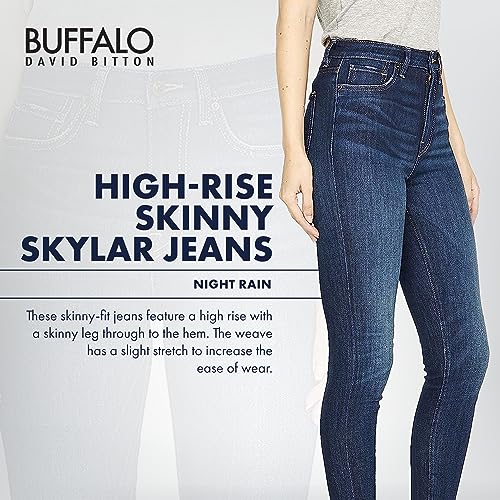 Buffalo David Bitton Women's Skylar High Rise Skinny Jean3