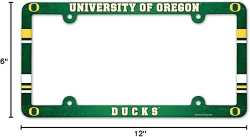 Vista 53 de NCAA Placa de vehículo con marco a todo