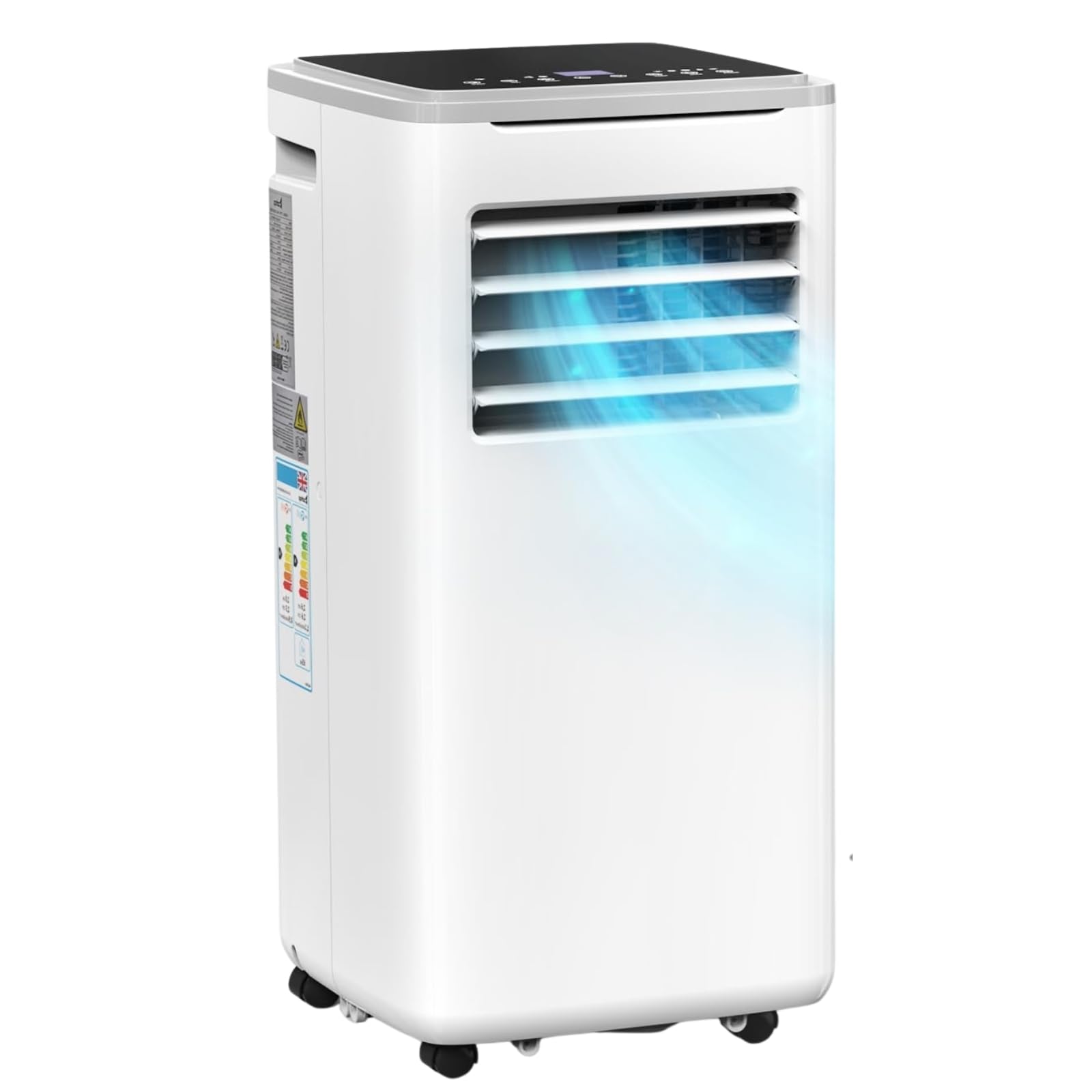 LEADZM Mobile Klimagerät 10000BTU 1120W bis 32㎡ Abluftschlauch | Kompakte mobile Klimaanlage für Wohnzimmer Büros