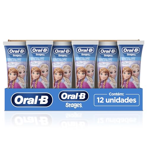 Creme Dental Oral-B Pró-Saúde Stages Frozen - 100g