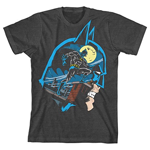 DC Comics Camisa facial, Carbón, Large