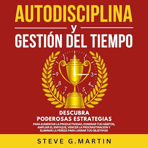 Diseño de la portada del título Autodisciplina Y Gesti&oacute;n Del Tiempo