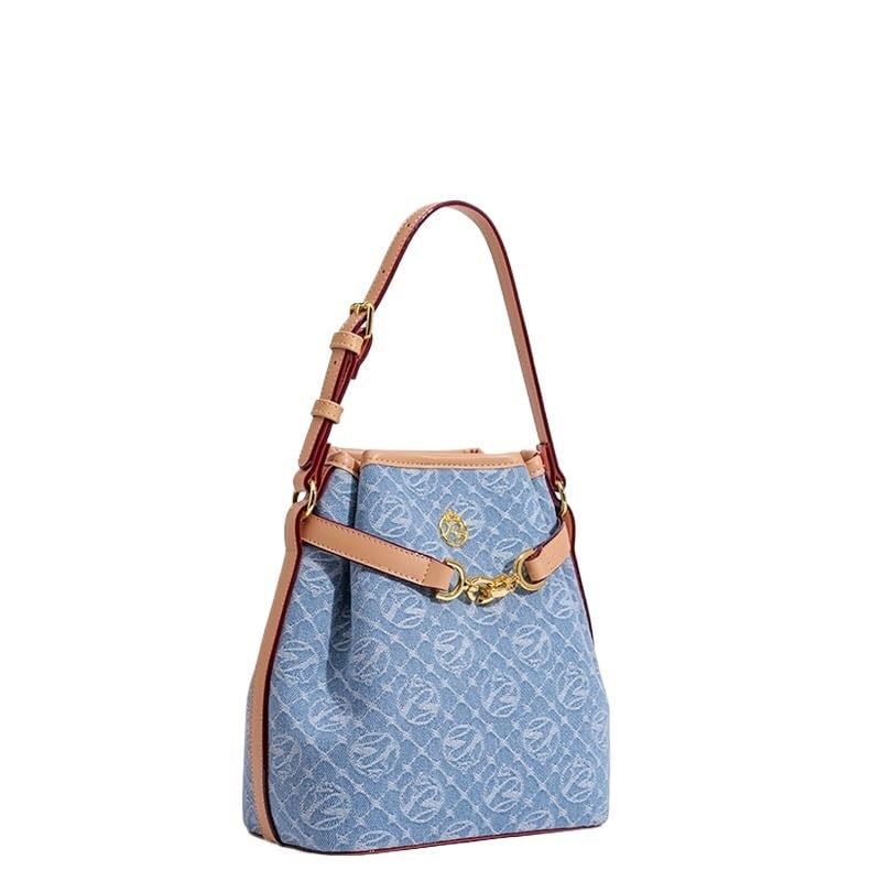 Denim Shoulder Bag for Commuting and Casual Outings - Versatile Handheld and Crossbody Design3