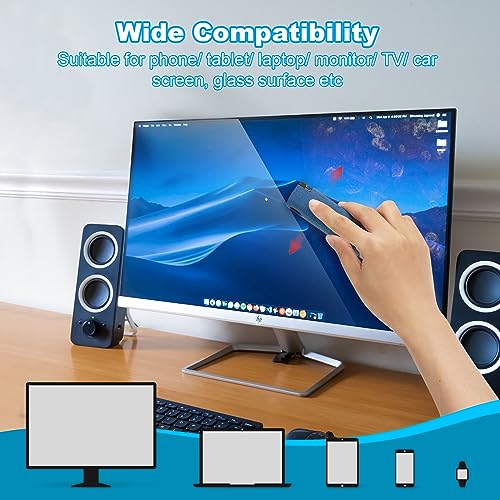 4 Pack Screen Cleaner 3-in-1 Touchscreen Mist Cleaner Spray and Microfiber Cloth Built-in Cleaning Solution Portable Reusable Fingerprint-Proof Spray Bottle for Phone Laptop iPad TV Monitor Car Screen - Image 6