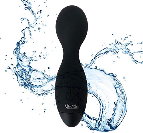 VibeMax Mini Wand Massager: Compact - Lightweight - USB Rechargeable (Black)