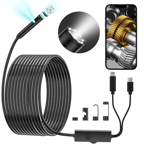 Amazon.co.jp: 【360万画素＆2カメラ】ファイバースコープ 内視鏡