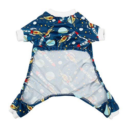 Image of CuteBone Small Dogs Outfit Soft Puppy Onesies Pjs Dog Pajamas Pet Coat Cat Apparel Comfy Doggie Jumpsuit Bodysuit for All Seasons