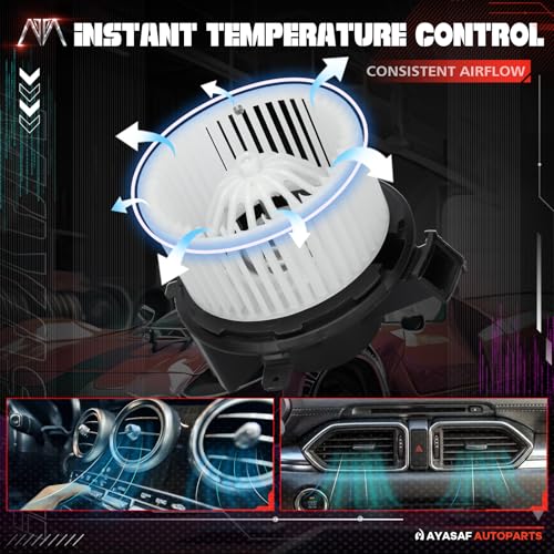 Image of 700109 HVAC Blower Motor Assembly w /Fan Cage fit for Buick 04-07 Rainier, for Chevy Colorado /SSR /Trailblazer, for GMC Canyon /Envoy, for Isuzu Ascender i-280 /290 /350 /370, for Olds for Saab
