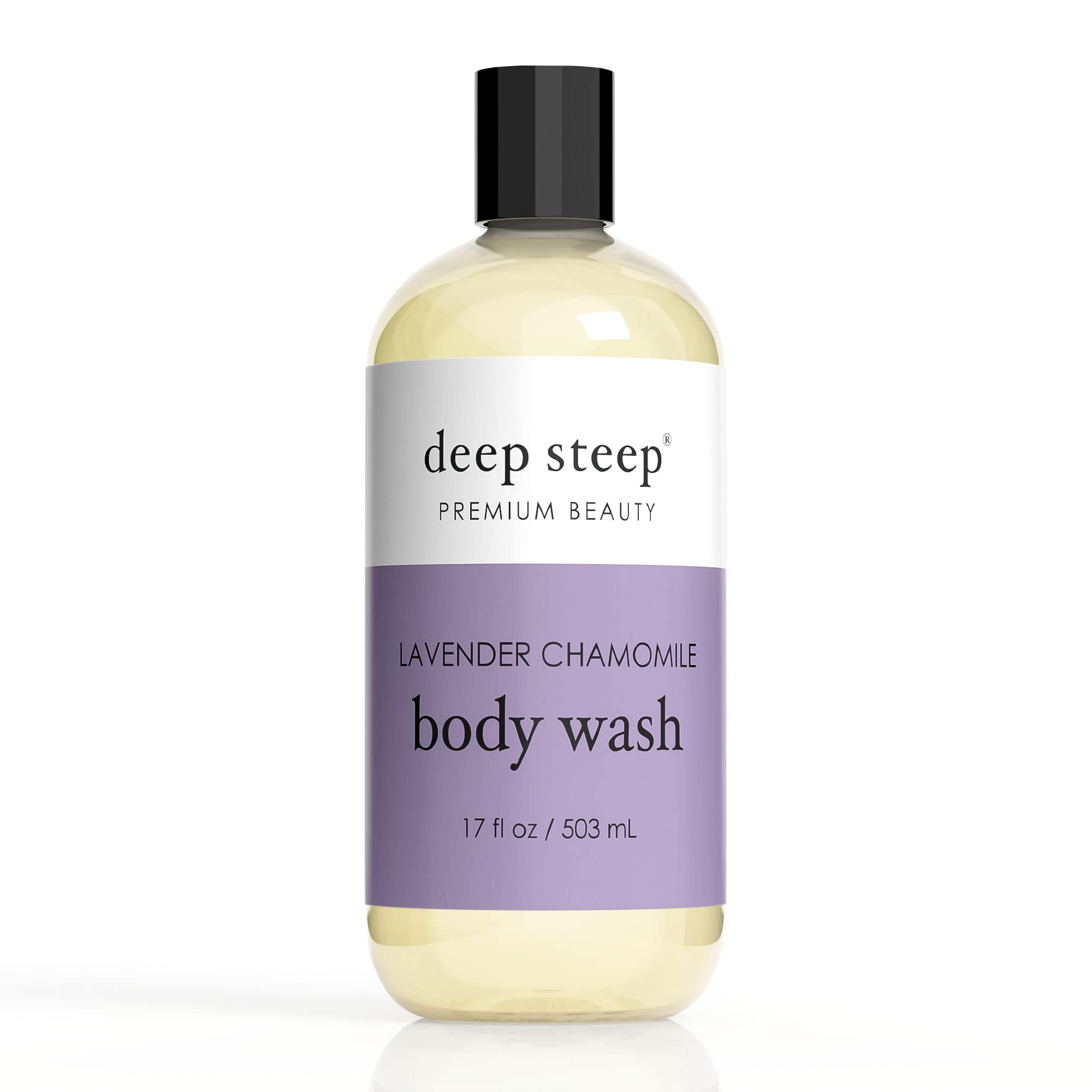Deep SteepBody Wash, 17 Ounce (Lavender Chamomile)