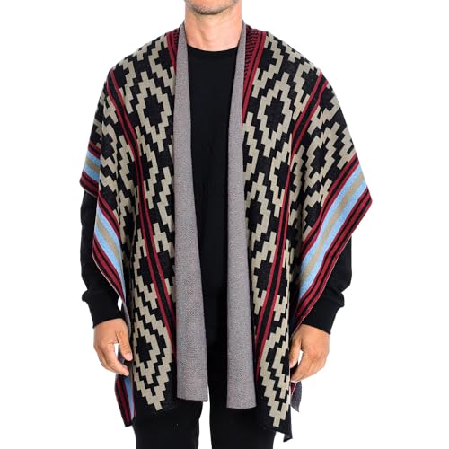 Photo de La Martina Poncho tricoté mi-Saison sans Manches RMS006-XC037 Homme