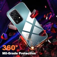 Tieeyivv Hülle für Honor 200 Lite mit Schutzfolie für Panzerglas Schutzglas Cover Stoßfest Schutzhülle, Soft TPU Transparent Handyhülle [Kamera Schutz] [Weiche Innenschicht] – Ansicht 5