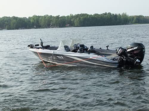 Anchor Shock Double Heavy Duty Bungee Line Boat Rope Anchor & Shock Absorber, 16 Ft, Accessories For Pontoon, Kayak, Jet Ski Protection #TOP2