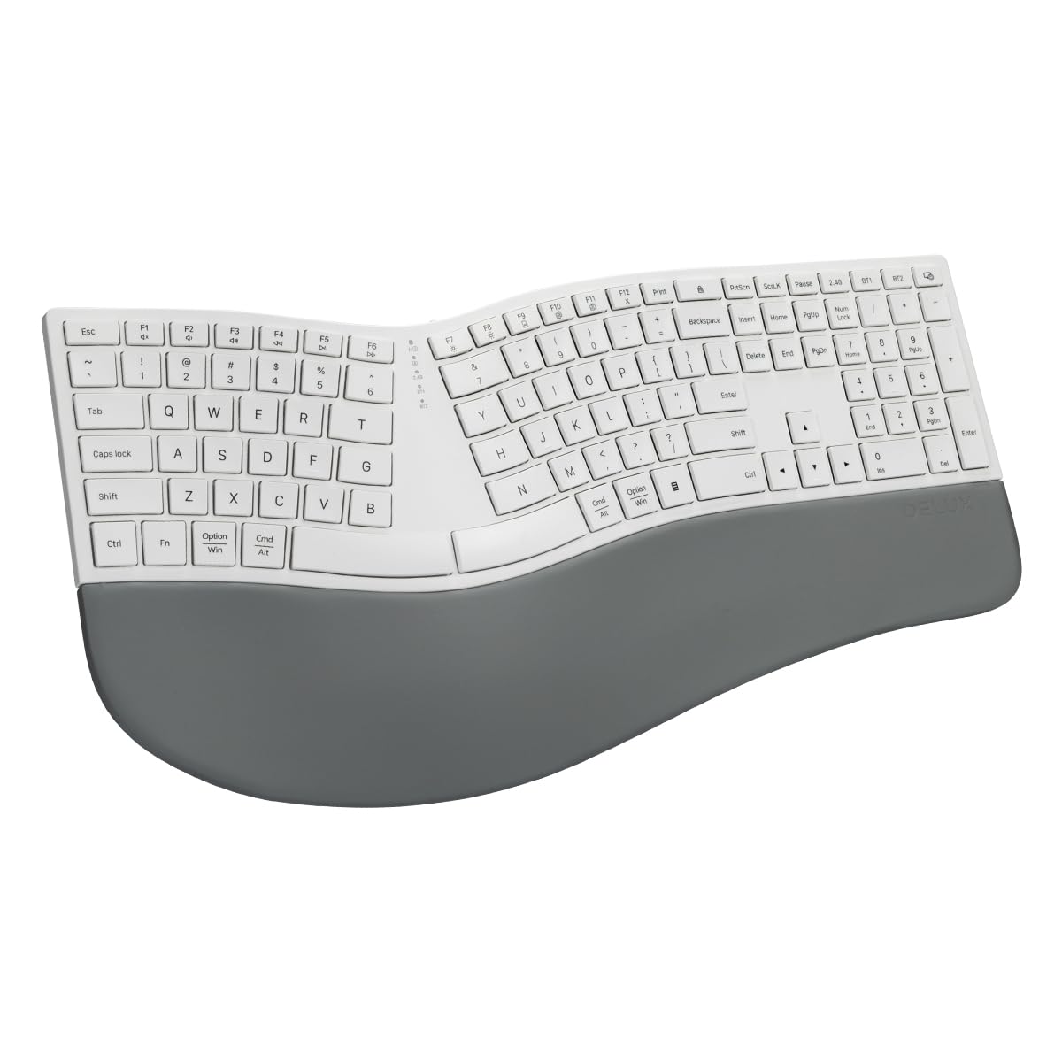 MEETION Teclado Ergonómico, Teclado Dividido Inalámbrico, Tipo Natural