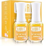 AIBRIT Gel Nail Polish Remover 2 Pack, Gel Polish Remover in 3-5 Minutes, Soak Off Remover for Nail