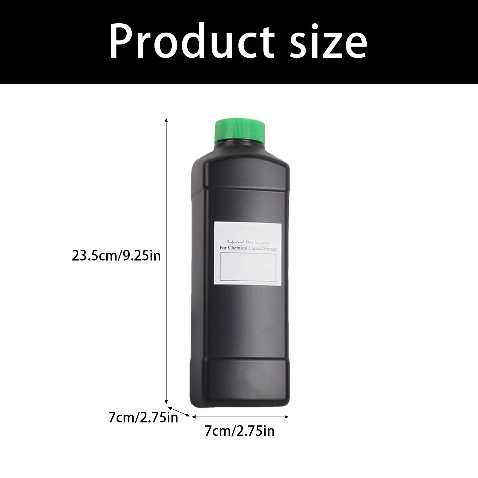 1/2/3Pcs 1000ml Negativi Film Sviluppatore Bottiglie di Stoccaggio Contenitore Liquido Camera Oscura Film Sviluppo Forniture Chimicamente Resistente Stoccaggio Camera Oscura
