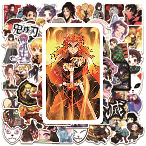 Demon Slayer Adesivi anime 100 pezzi per valigia