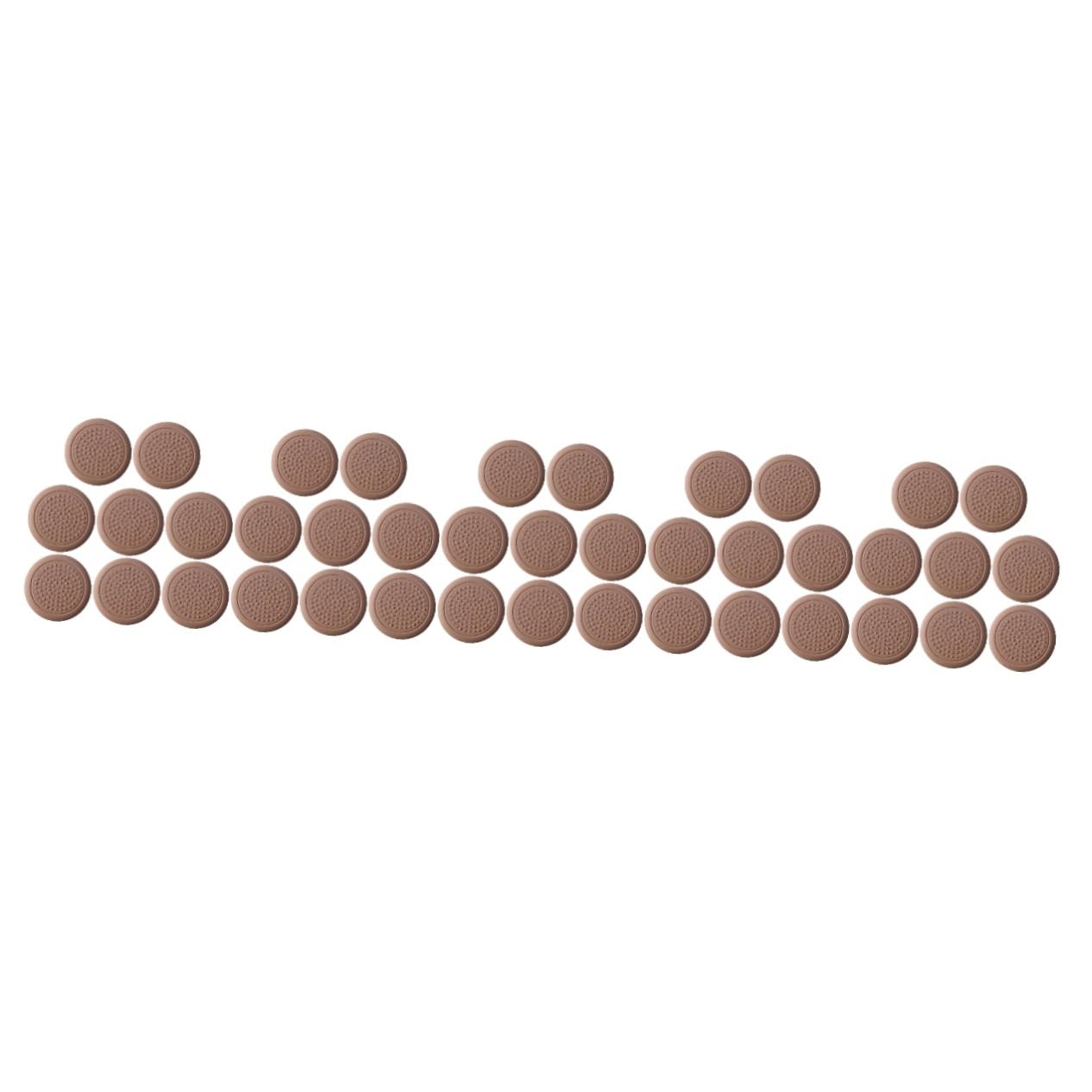 Gadpiparty 5 Set Tovaglietta Tappeto Salvapavimento Gambe Di Ricambio Per Sedia Costumista Tappi Piedini Da Tavolo in Silicone Tappetini Salvapiedi Per Mobili Gel Di Silice Brown 8 Pezzi*5