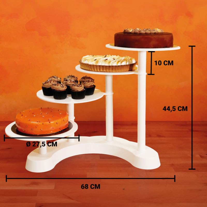 Présentoir gâteaux 4 étages