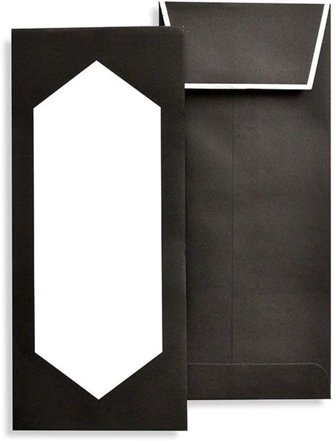 Gartner Studios Black & Silver Foil #10 Envelopes, 20 count
