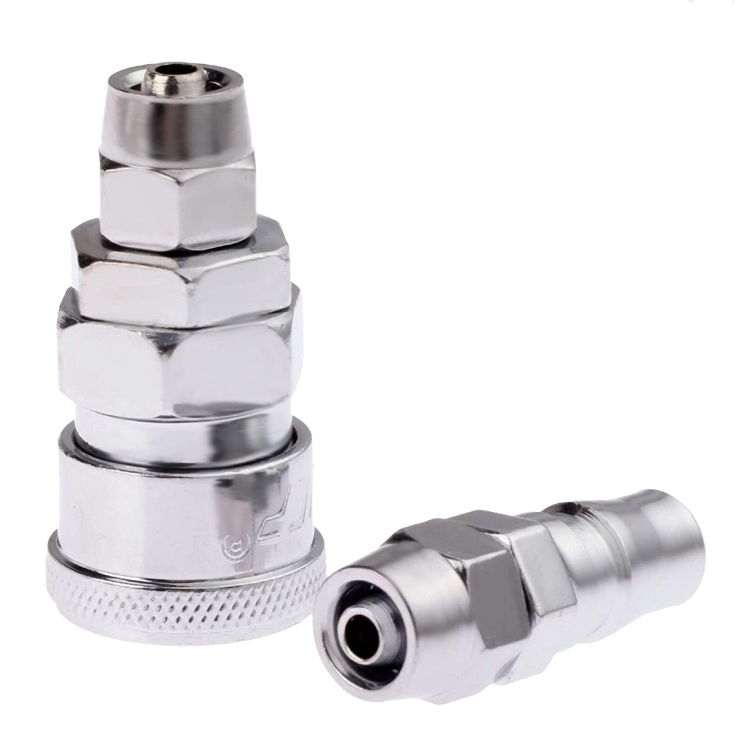 Iron SP20 and PP20 Pneumatic Fittings Quick Release Female Coupler and Male Bayonet Connectors Fittings for 8 x 5mm Air Line Hose 4