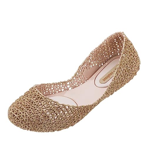 Melissa Sapatilhas femininas de bico fechado, rosa, 7