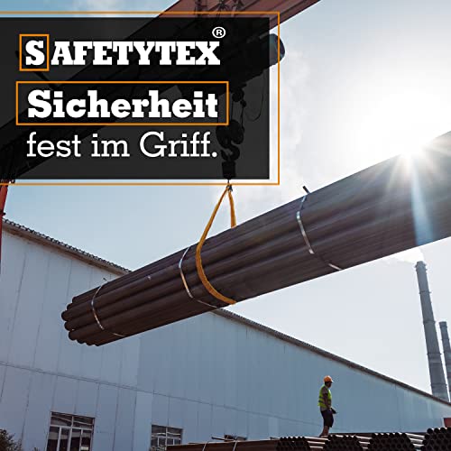 Safetytex Hebeschlinge Rundschlinge Schlupf Hebeband - Polyester, DIN EN 1492-2 Norm - Tragkraft bis zu 2000 kg - Verschiedene Längen verfügbar