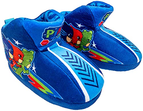 Pj Masks Boy's Slipper Bootie, Hero Trio With Stipple Outsole, Todder Boy's Size 5/6 #TOP3