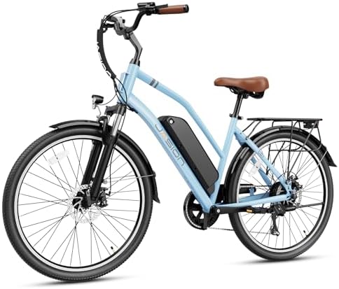 Jasion CB1 Electric Bike for Adults, 1000W Motor Peak Ebike, 450Wh Removeable Battery, 26