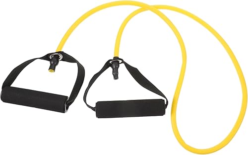 Sosoport Bandas de resistencia con mango, cuerda de tracción elástica, cuerda de tracción, ejercicios de banda elástica, bandas de entrenamiento,