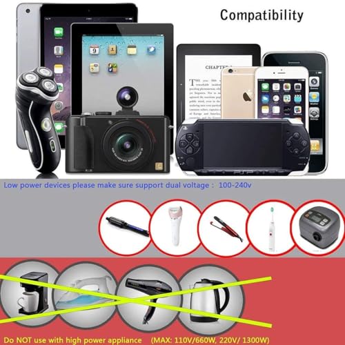 Image of fizzytech Universal Travel Adapter with 6A AC Socket | International All-in-One Plug for 180+ Countries (US, UK, EU, AUS) | Universal AC Converter for Mobile, Laptop & Gadgets -Black